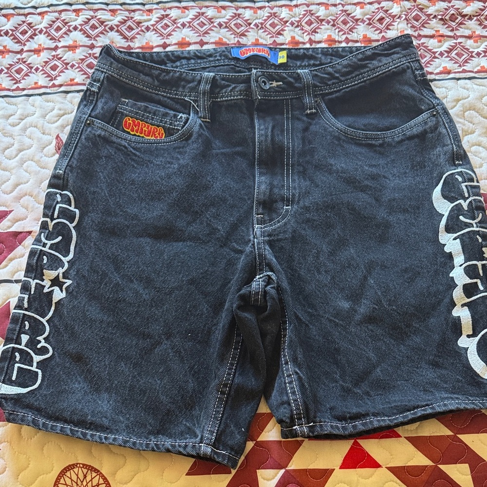 Empyer black Jean shorts